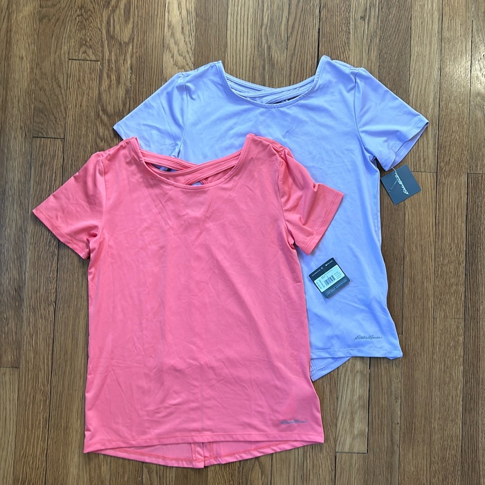 Eddie Bauer Girls Athletic Tops- set of two